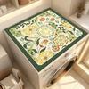 Dust Proof Mat For Washing Machines Non Slip Mat For Refrigerator Tops Appliance Sunshade Printed Washing Machine Cover Absorbent Table Mat