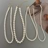 2025 Franse High-End Parel Sleutelbeen Ketting: Elegante, Veelzijdige Choker
