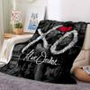 1Pc Love Music Blanket Soft And Comfortable Casual Warm Camping Travel Christmas Halloween Xmas Gift M924290