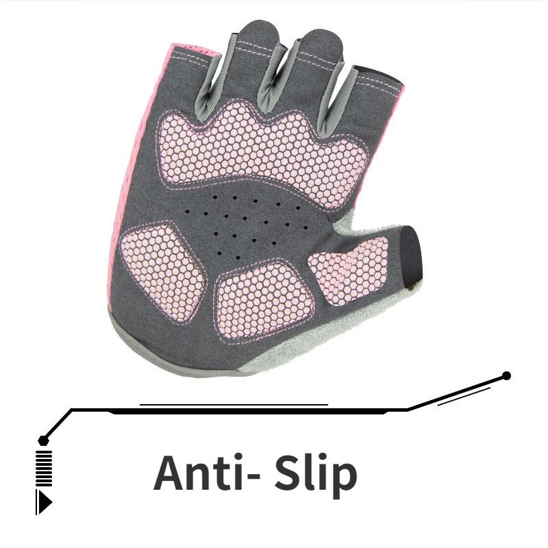Gym Fitness Gloves Cycling Half Finger Sports Gloves Non-slip Wear Breathable Men Women Summer Soft Fishing Fingerless Gloves
