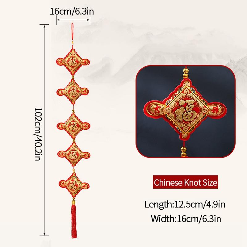 Chinese New Year Decorations Chinese Spring Festival Hanging Pendant Door Wall Ornament Traditional Chinese Room Decoration