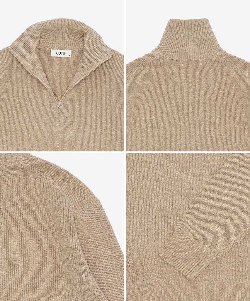 CUTZ [2Pack] Essential Round + Half Zip Knit (C Type)