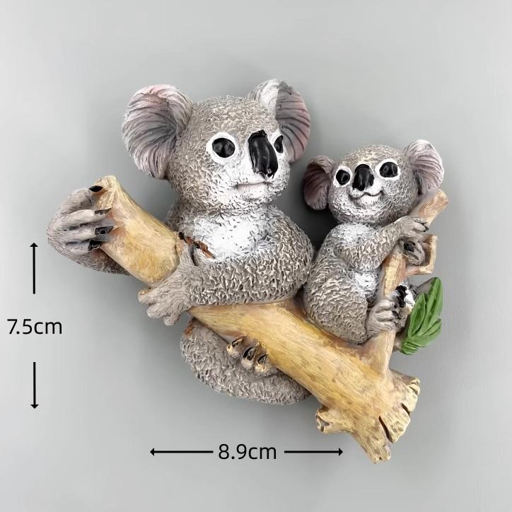 Autocollants Frigo Australie Souvenirs de Voyage Phillip Island Perroquet Kangourou Koala Aimants Frigo Décoration Maison Cadeaux de Mariage