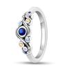 925 Sterling Silver Rings Sparking Colorful Zirconium Ring Popular LOVE Wedding Rings for Women Engagement Jewelry Anniversary