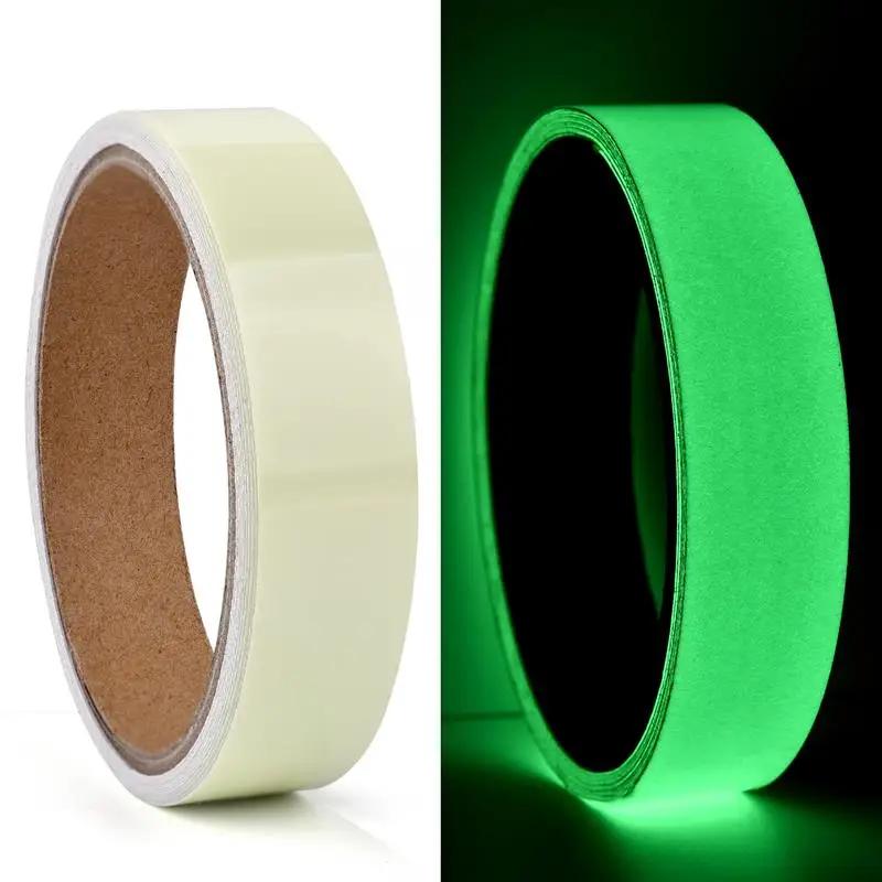 Leuchtendes Fluoreszierendes Nachtklebeband Selbstklebend Leuchtet im Dunkeln Aufklebeband Sicherheit Sicherheit Heimdekoration Warnung