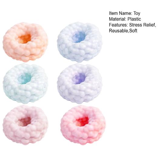 Krokige Sensorische Stressbal Zandgevuld Fidget Speelgoed voor Angstverlichting Zachte Bevredigende Krokante Textuur Bureau Speelgoed voor Volwassenen Kinderen, Leuk Ontspanningscadeau