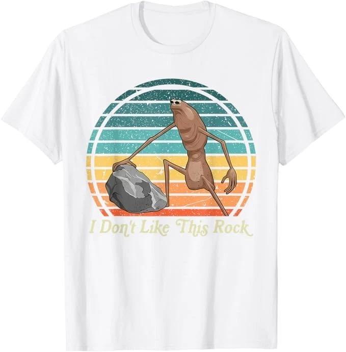 2026 Summer Marcus Worm Im A Little Angry Mirin Pattern Worm Marcus Mirin Lady Tshirt Casual Comfortable Streetwear