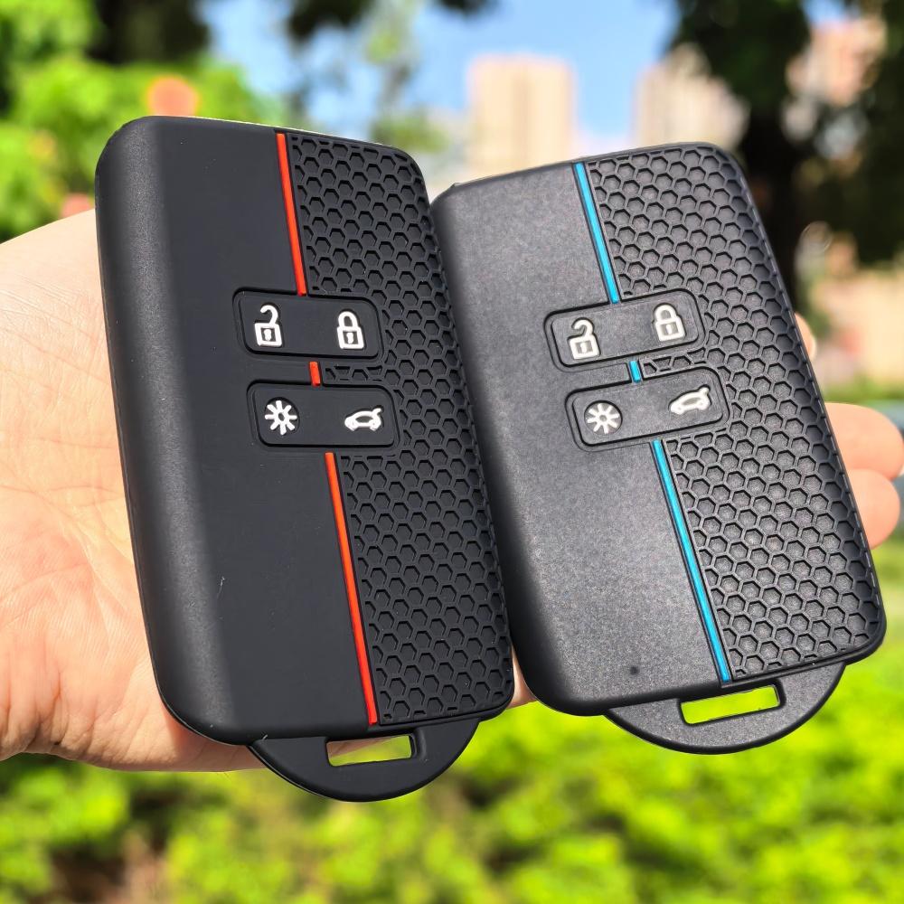 Copertura in Silicone per Chiave Auto per Renault Captur Koleos Kadjar Arkana Megane Dacia Duster Sandero Stepway Custodia per Telecomando Smart