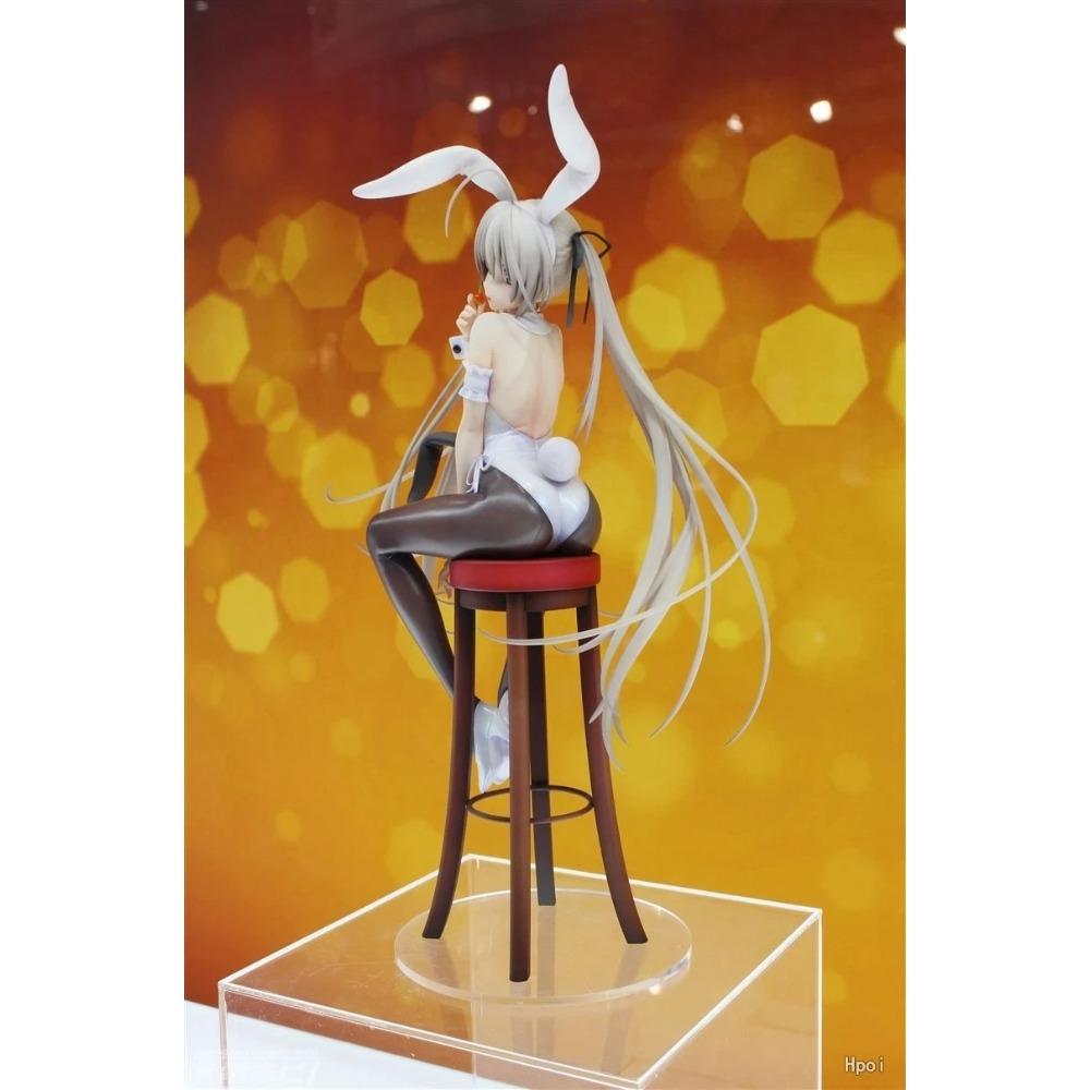 Anime Rolle Kasugano Sora Figur Hasenmädchen Schwarze Seide Sexy Modell Spielzeug Geschenk 17CM Actionfigur Puppe Instant-Nudeln drücken