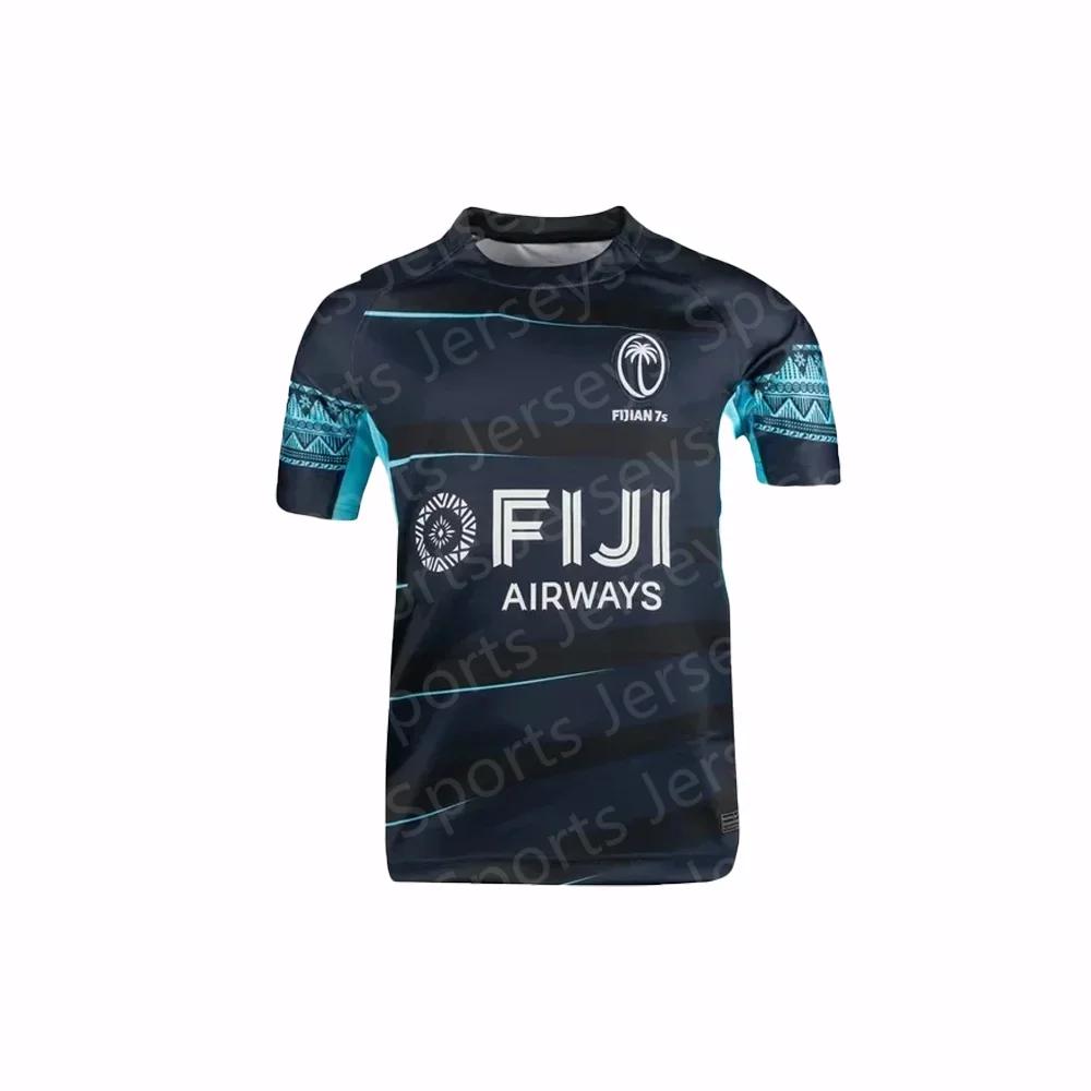 New Fiji Rugby Fans Special 3DT Shirt Men's/Boys Loose Sport Crewneck T-shirt Women's Rugby Sweat Absorbent Breathable T-shirt