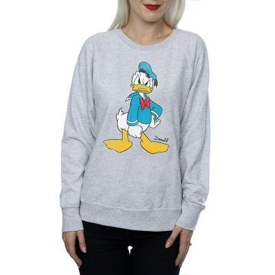 Womens/Ladies Angry Donald Duck Heather Sweatshirt