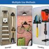 1Pcs Wall Mounted Weed Whackers Holder Heavy-Duty Adjustable Garden Tool Holder Iron Save Space Hedge Garden Tool