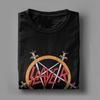 Slayer Bandtryck T-shirt Herr Dam  100% Bomull  T-shirt Kläder