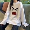 100% Pure Cotton Women's Long-Sleeved T-Shirt - 2025 Spring/Autumn Loose Fashionable Inner or Outerwear Top for Men