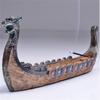 Home Creative Decoration Ornament Dragon Boat Craft Incense Burner Ornament
