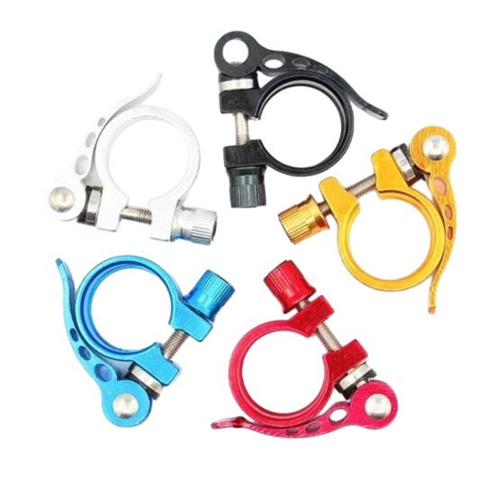 Bike Seat Post Clamp Lightweight Quick Release Aluminum Alloy 25.4 31.8 28.6 34.9 Universal Mountain Road Bicycle Seatpost