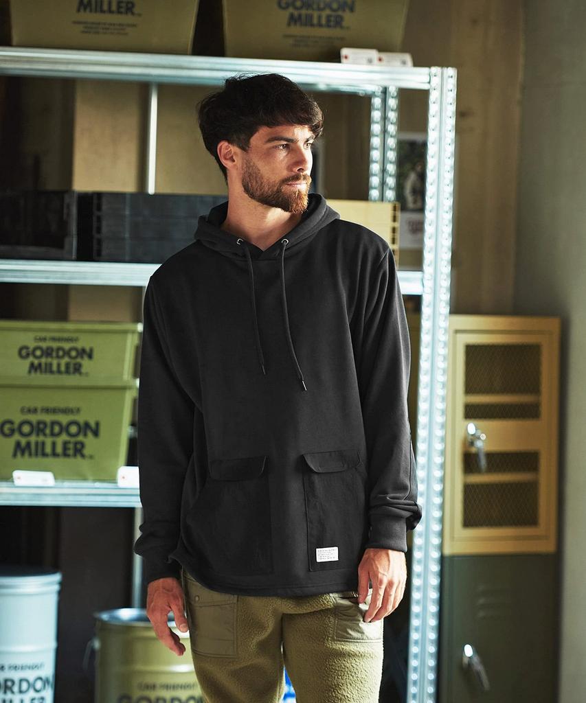 GORDON MILLER Parka Polycotton Parka Maat S Zwart 1626412 Heren Meerdere Zakken