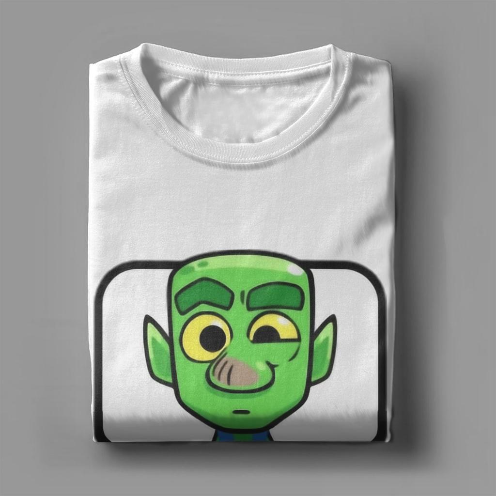 Eye Twitch Goblin Clashes Royaleds Inspired T Shirts Men Cotton Funny T-Shirt Round Neck  Tee Shirt Short Sleeve Tops Plus Size