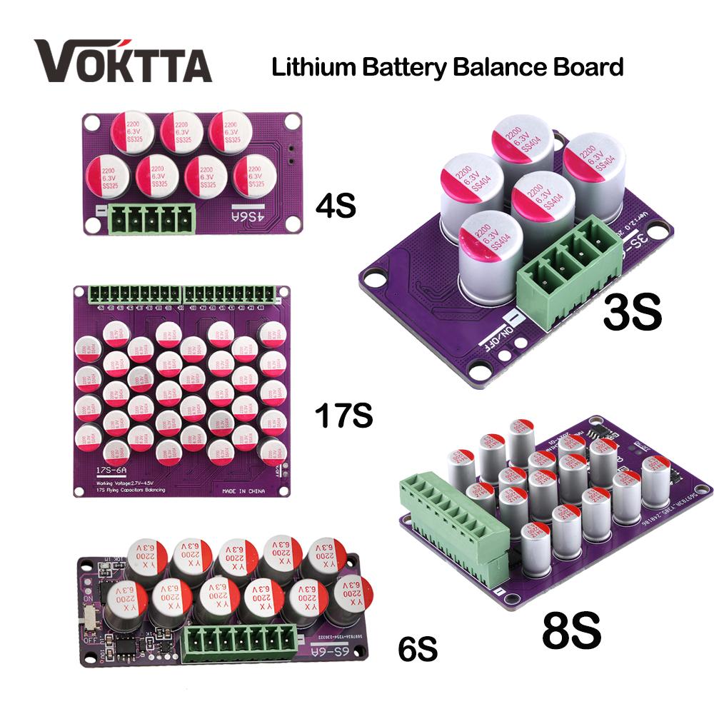 3S 4S 6S 8S 17S Capacitor Active Balancer Lithium Battery Balance Board Lifepo4 Lithium Titanate Battery Balancer