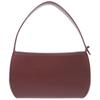 Used AUTHENTIC Cabochon Hand Bag Bordeaux Leather