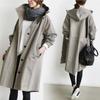 Autumn Casual Style Trench Coat Women's Mid To Long Style New Style Temperament Waist Cinching 8-color Long Sleeved Jacket
