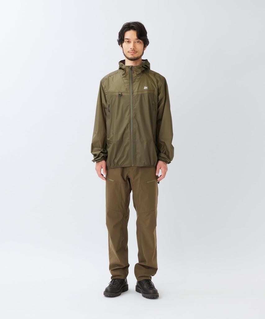 Snow Peak Backcountry Shell Outer Jacket for Men and Size L EP-JK-26SU003 Women, Olive,