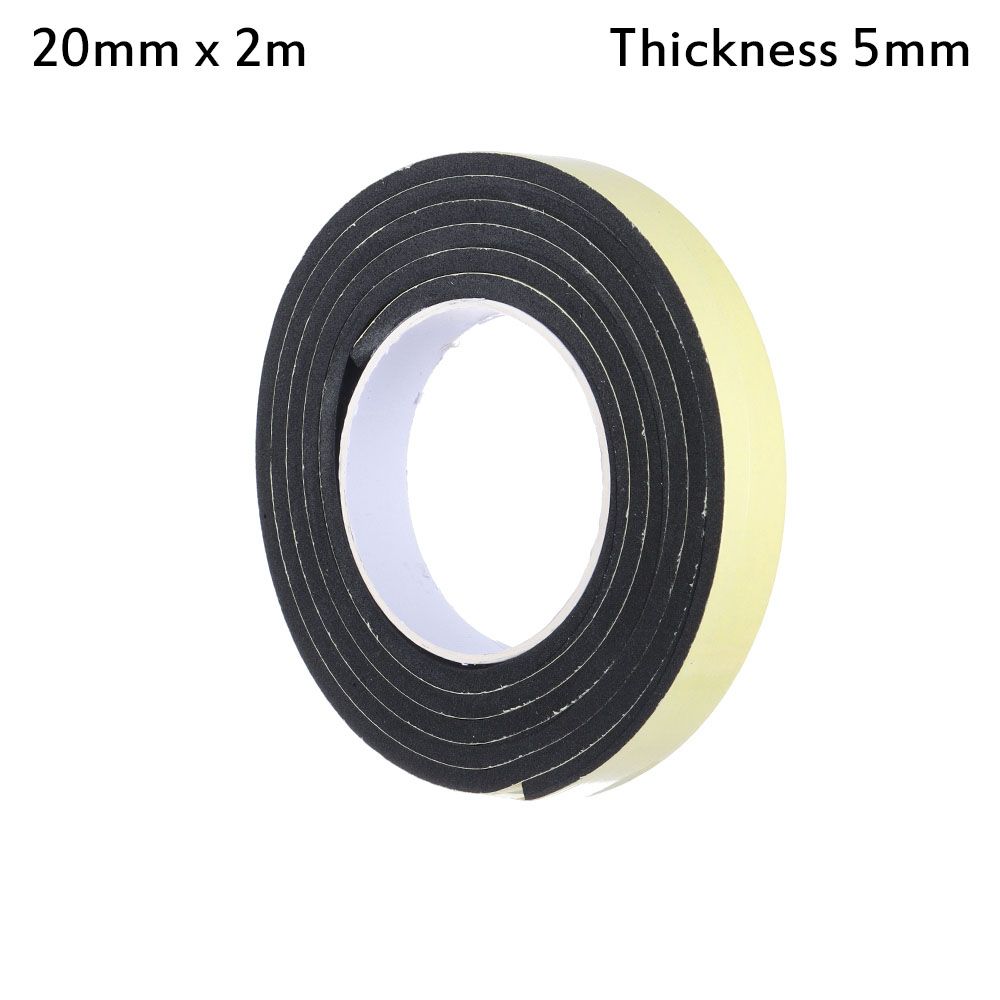 Window Door Weather Stripping Rubber Strip Tape Seal Strip Single Sided Adhesive Foam Sponge
