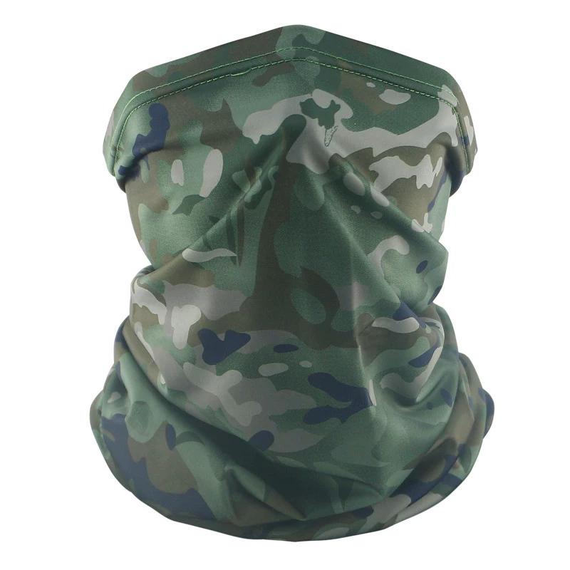Magic Headscarf Men's Ice Silk Mask Multifunctional Cycling Women's Sunshade Sun Protection Neck Cover Windproof Face Scarf Camouflage Scarf