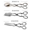 Vintage Style Fruit Salad Cake Clip Buffet Food Tong Gold-plated Snack Clip Salad Pastry Clamp Baking Barbecue Kitchen Tool