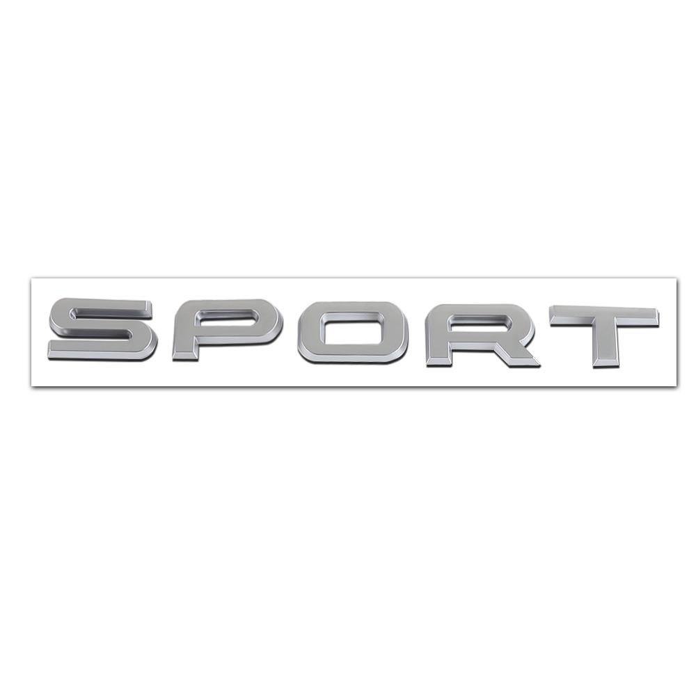 3D ABS Automobilio Galinės Bagažinės SPORTINIS Ženklelis Lipdukas Dekoro Aksesuarai Auto Stilius For Landrover Range Rover DXTE SVR Discovery Evoque Defender