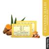 KHADI NATURAL Chandan Haldi Handmade Soap Nourishing Herbal Bath Bar Gentle Cleansing For All Skin Types Pack Of 2 X 125 G