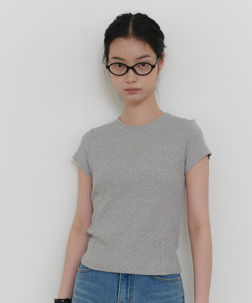 YUPPE Flower Cap T-Shirt_Gray