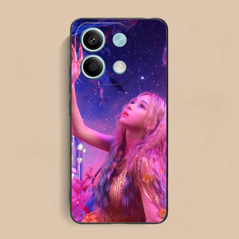 KPOP Girl Winter Phone Case for Xiaomi Redmi Note 14 13 12 11 S Pro Plus 4G 5G Soft TPU Shockproof Cover