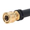 Adaptateur de nettoyeur haute pression vers buse de connecteur à dégagement rapide de 1/4" pour arrosage de machine à laver de voiture. Adaptateur à connexion rapide.