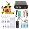 Complete Tattoo Kit Portable Power Supply Disposable Tattoo Needle Ink Pigment Tattoo Accessories