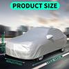 General Car Clothing Car Use PEVA Single Layer Sunshade Cover Rainproof Waterproof Sunscreen Car Cover