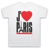 J'Adore Paris I Love Slogan French City Eiffel Tower Mens And Womens T-Shirt