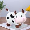& Plüschtiere Kawaii Niedliche Cartoon-Bulle Puppe Plüschtier Kalb mit Schal Kleine Farbige Kuh Puppe
