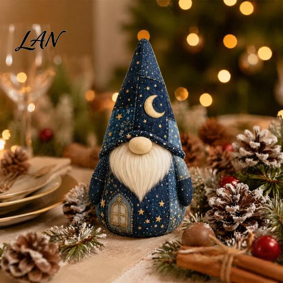 Kids Sewing Project DIY Gnome Patchwork Kit, Craft Set, Cute Pre-cut Fabric Kit for Adults And Beginners, Handmade Gift
