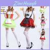 Elegantes Damen Oktoberfest Cosplay Kostüm Deutsches Bier Feiertagsoutfit Dirndl