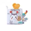 Soft Baby Books Toys 3D Touch and Feel Crinkle Cloth Books Babies Infant Kids Touch and Feel Crinkle for Infants Toddler Gifts