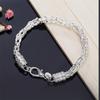 High Quality 925 Sterling Silver Bracelet For Woman Man Luxury Wedding Party Christmas Gifts Fashion Fine Jewelry Temperament