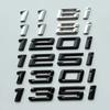 Numeri Vecchio Font Lettera 116i 118i 120i 125i 128i 130i 135i 140i Emblema Auto Superiore in ABS per Serie 1 Targa Nome Bagagliaio Auto Adesivo
