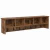 Wall Mounted Nightstand Smoked Oak 100 X 16 X 26 Cm