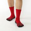 Tabio Football Made In for Soccer and Futsal Small Five-Toe Socks, Japan, (Black, (23-25cm))