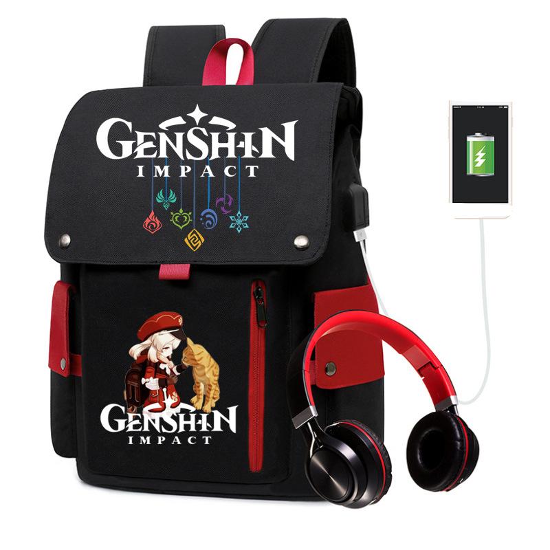 Elementary School Students In Grades 1-6 Waterproof Large-capacity Schoolbag Adolescent Yuanshen Backpack