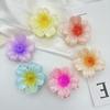 8cm Farbverlauf Blume Haarspange Damen Koreanisch Süß Haarklammern Krabbenklemme Haarspangen Mädchen Hawaiianischer Kopfschmuck Zubehör