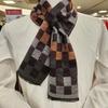 Bachi Brown Beige Chess Petite Muffler VM1M4BS110 IO_Bupyeong Branch