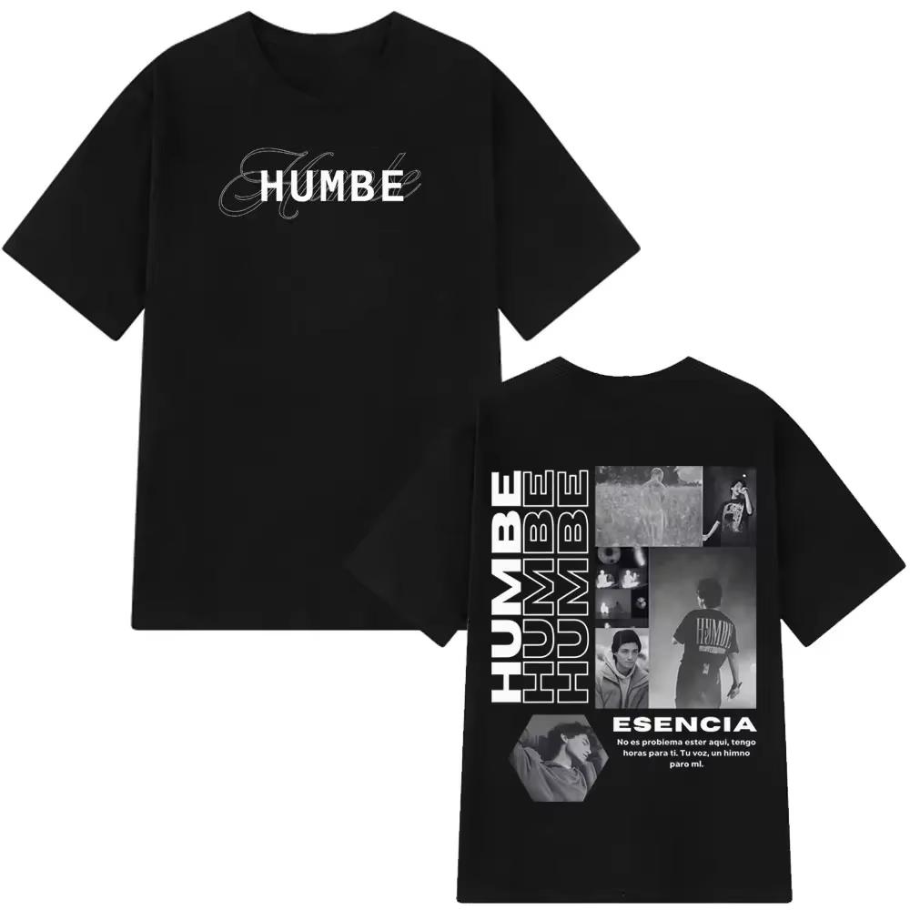2026 Singer Humbe Esencia Tour Print Tshirt Men Women Summer Cotton Casual Tshirts Hiphop Gothic Punk Tshirts Tops Ins