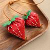 Pear Fruit Pendant Hanger Bag Pendant Trendy Leather Keychain  Bag Ornament